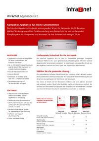 Datenblatt Intra2net Appliance Eco